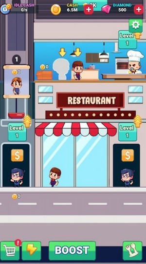 食品空闲餐厅安卓版游戏下载截图