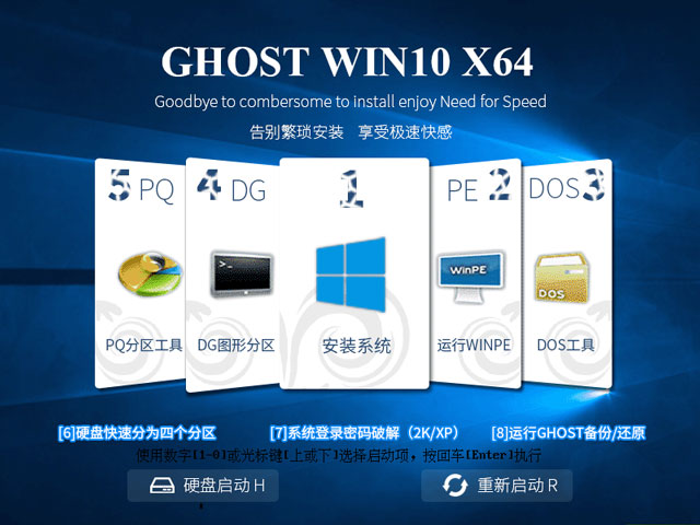 GHOST WIN10 X64 ⼤רҵ V2017.02(64λ)